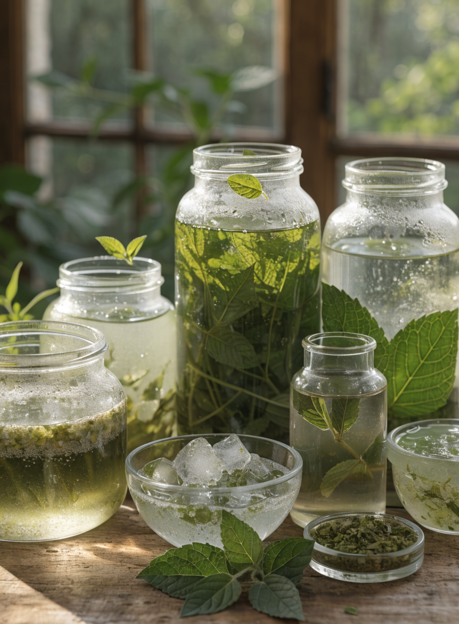 Ingredientes botánicos naturales para el cuidado capilar