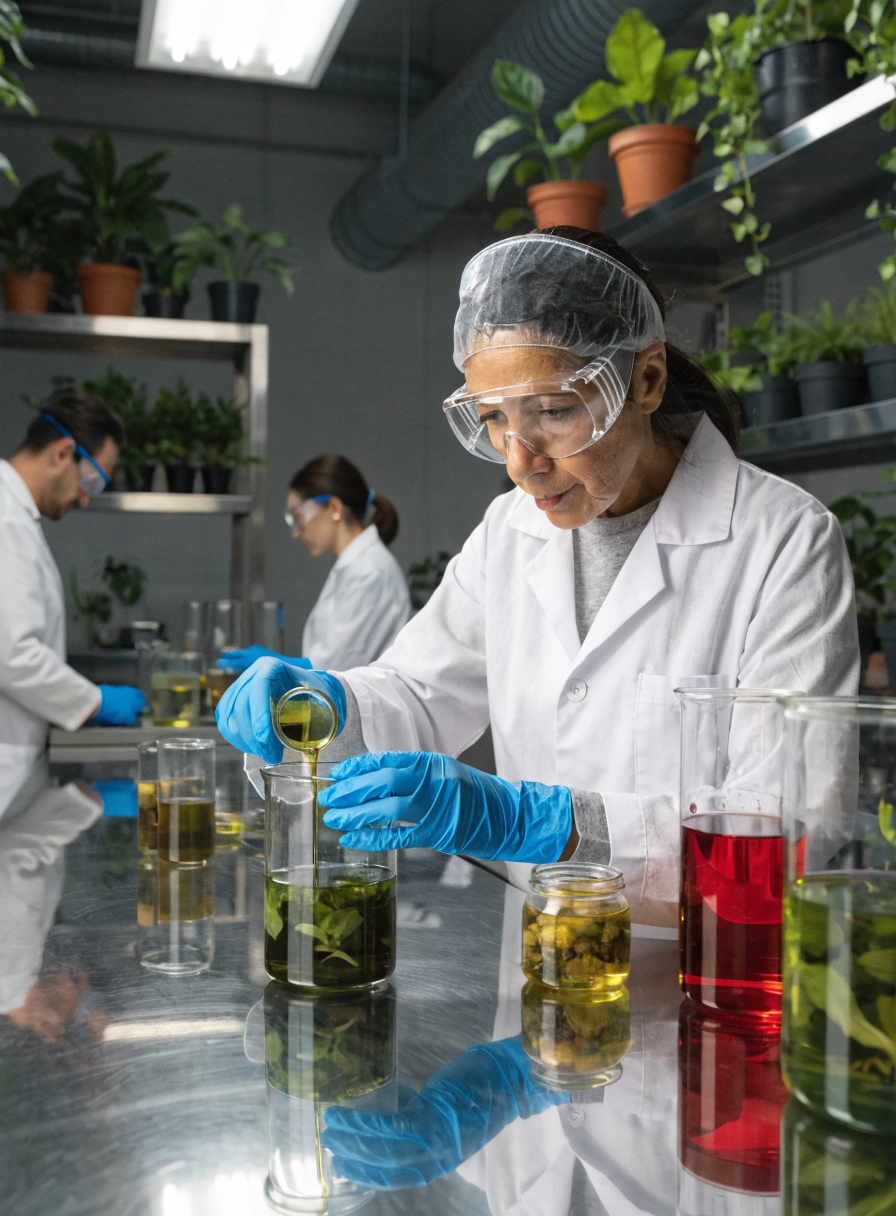 Laboratorio de desarrollo de fórmulas naturales