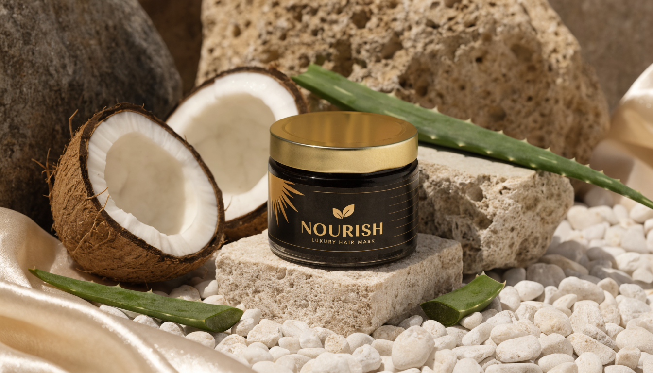 Mascarilla capilar Real Natura para reparación intensiva del cabello